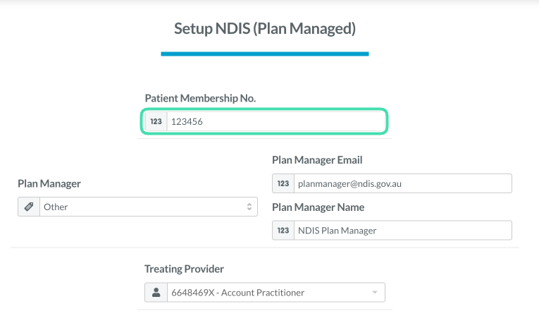 Step 5. Screenshot of expanded NDIS claiming options
