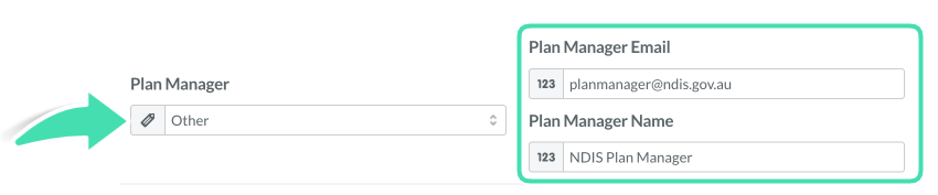 Step 6. Screenshot of Plan Manager email option