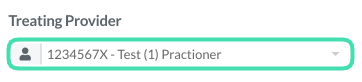 Step 9. Screenshot of Treating Provider field in Worksafe Victoria claiming setup