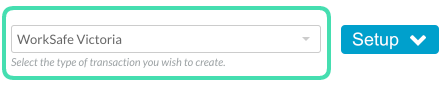 Step 3. Screenshot of WorkSafe Victoria option from HICAPS claiming dropdown