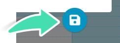 Click floppy disk icon to save Diary Location settings in Nookal