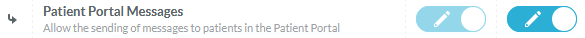 Patient portal permissions