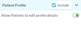 Patient Profile Element