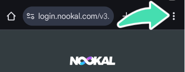 Android Chrome three-dot menu for home screen shortcut options