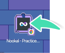 Nookal shortcut icon displayed on an Android home screen