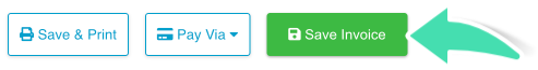 Save Invoice button