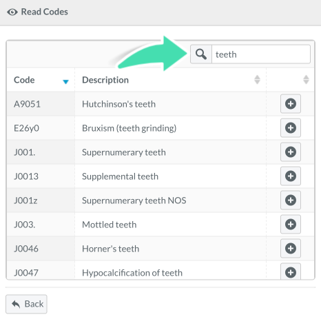 Acc Read Codes