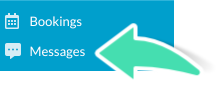 Messages section in patient profile