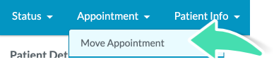 Moving an appointment