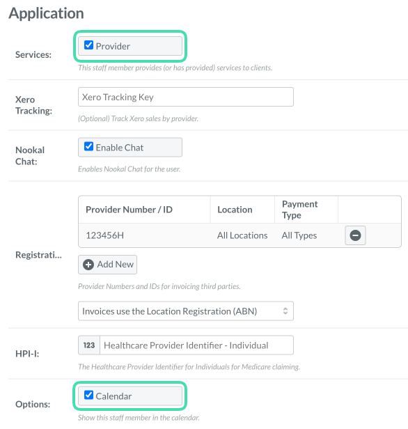 Enabling providers for online bookings