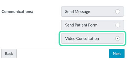 Select Video Consultation