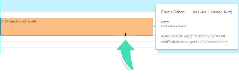 Resize Note