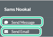 Click Send Message or Send Email