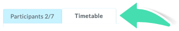 Select the timetable tab