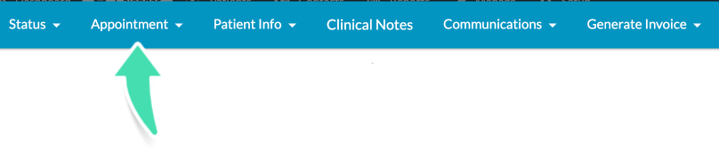 Click the Appointment tab