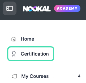 Click the Certification tab