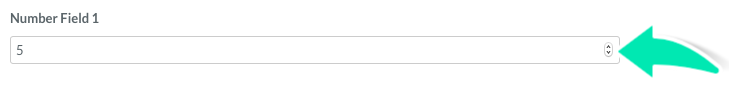 Number field example in clinical notes