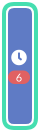 Click waiting list clock icon to open waiting list